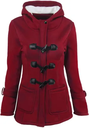 2023 Women's Winter Coat Plus Size Thicken Warm Wool Blend Windbreaker Jackets Fashion Fleece Lined Trench Coat Overcoats