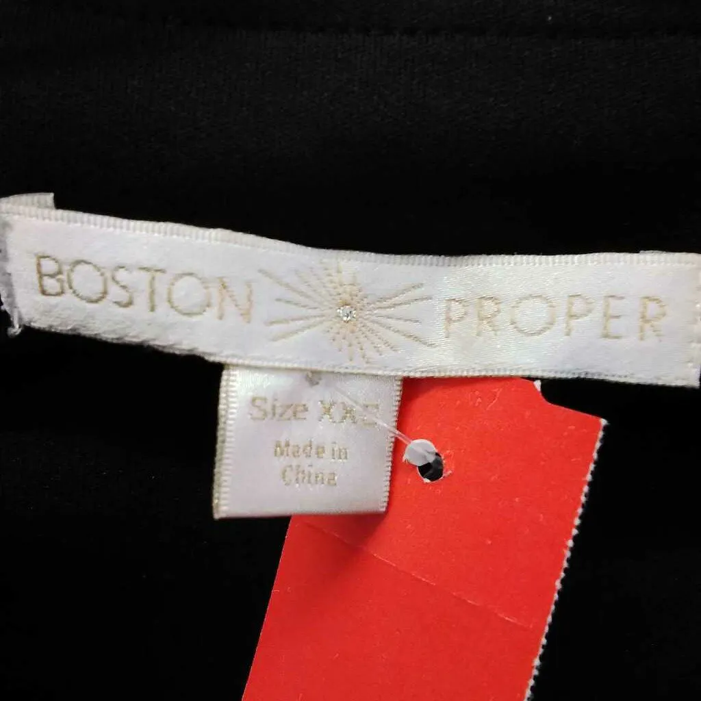 BOSTON PROPER BLACK DRESS SIZE XXS TCC