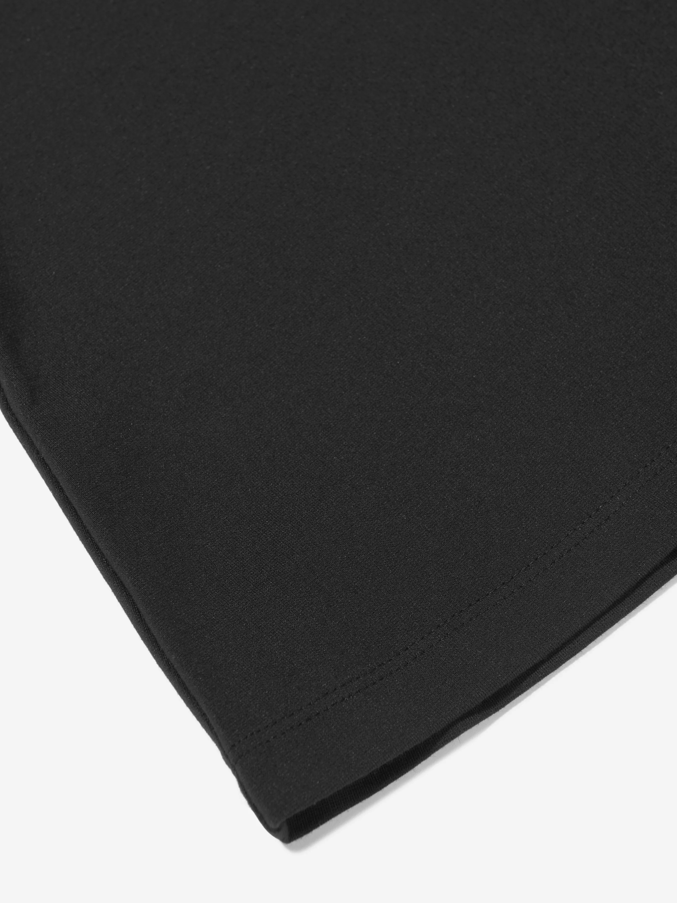Calvin Klein Girls Stack Logo Punto Strap Dress in Black