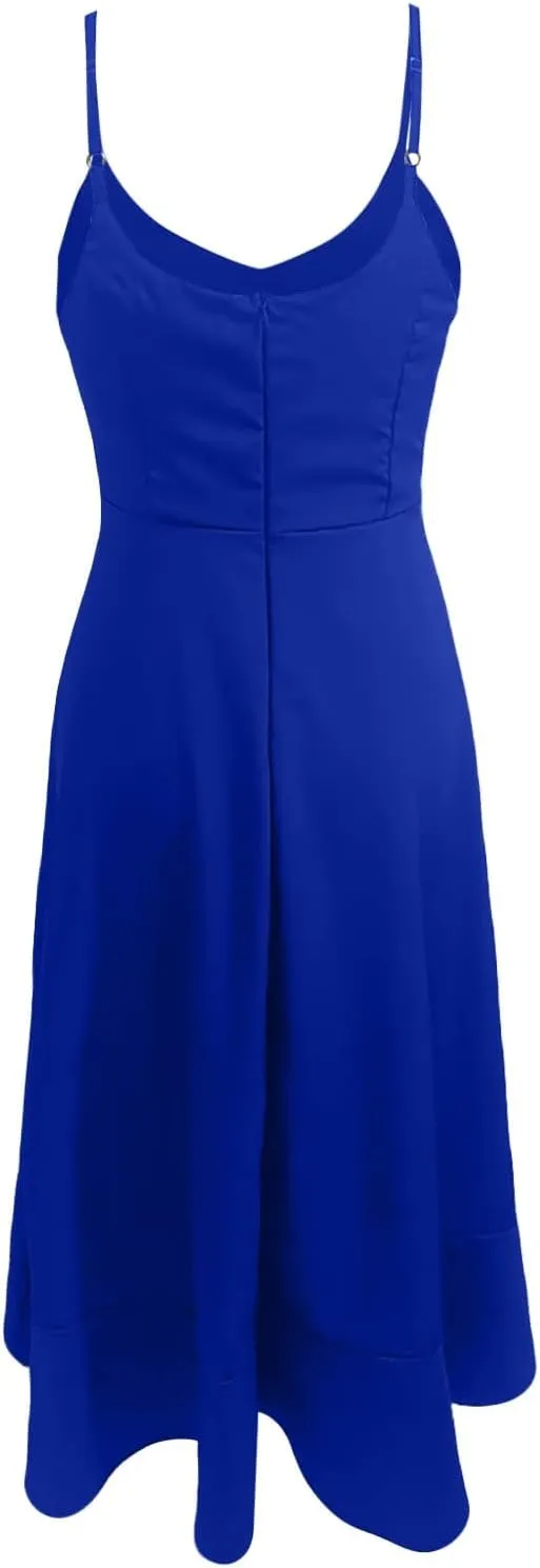 Cocktail Dresses for Women Plus Size Sleeveless Sundress Casual Loose Plain Long Dresses Summer Vacation Maxi Dress