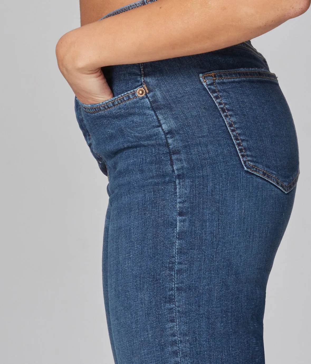 Denver High Rise Straight Leg Jeans
