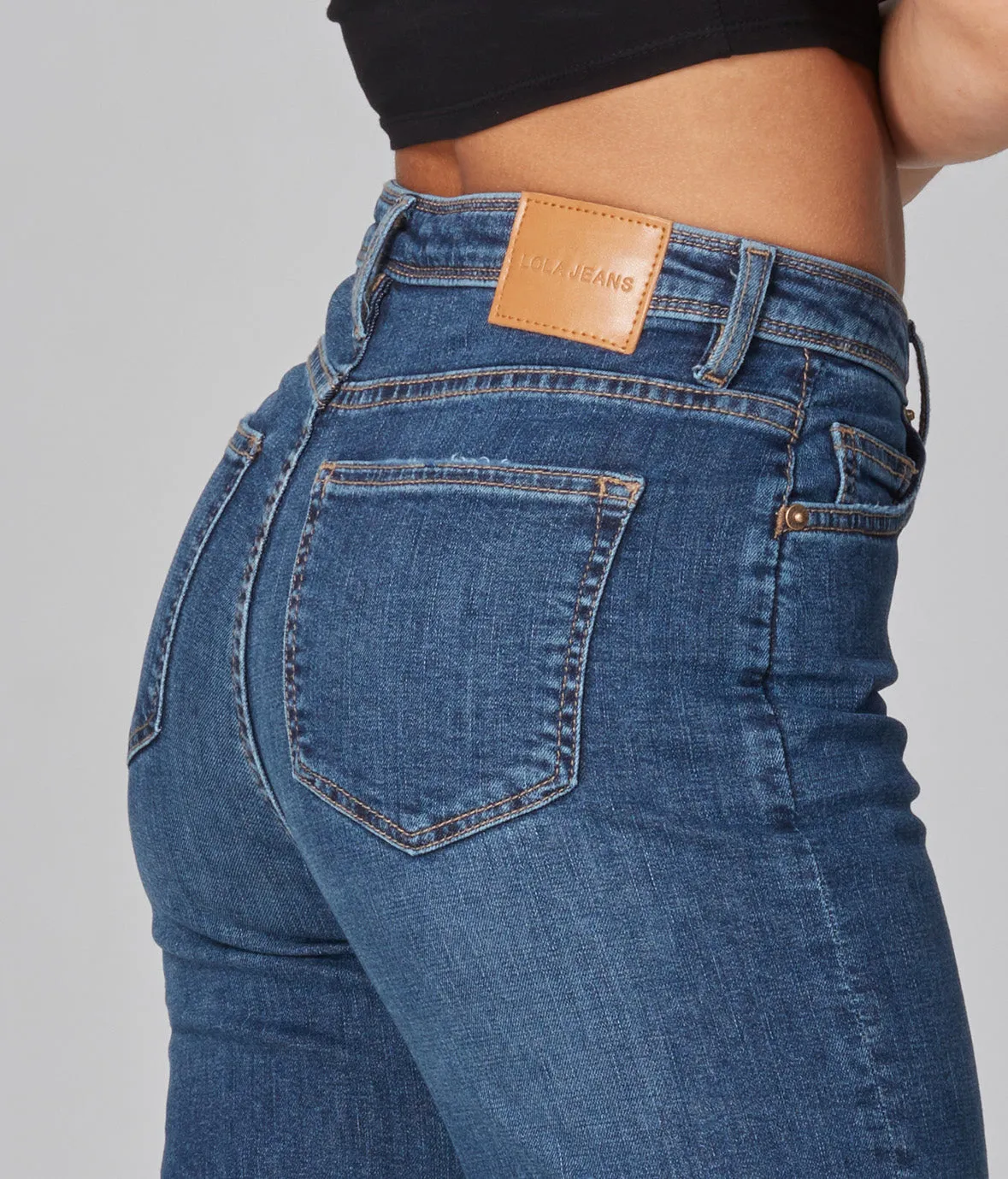 Denver High Rise Straight Leg Jeans