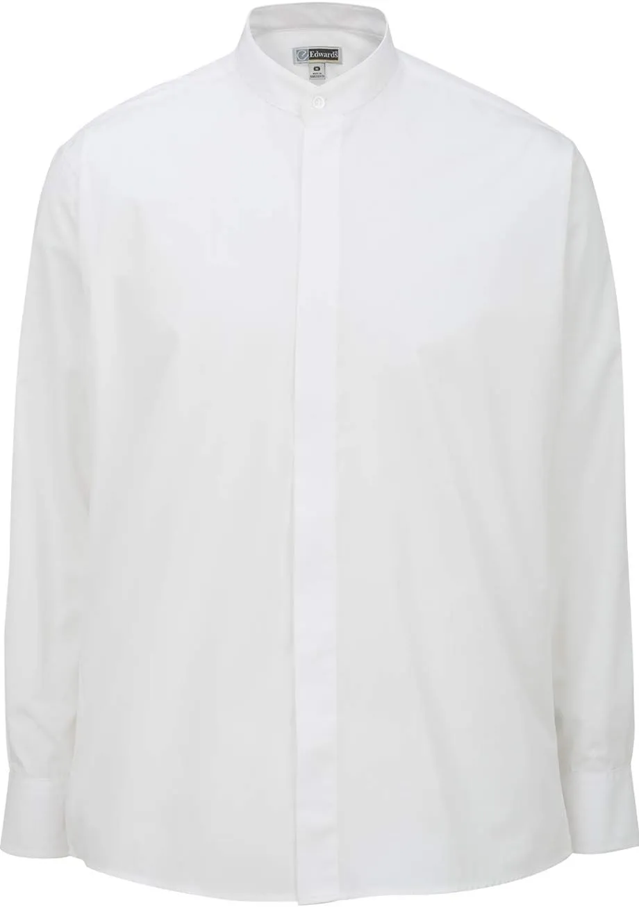 Edwards Men's Banded Collar Shirt