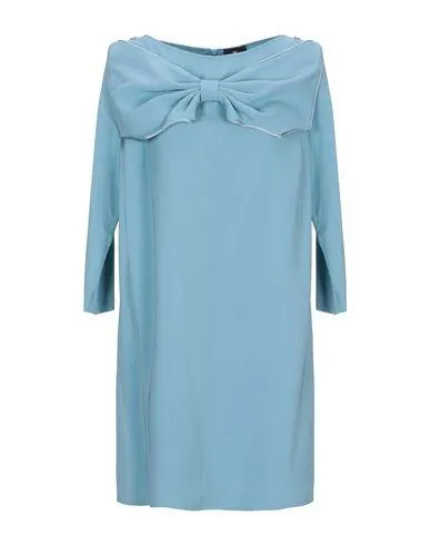 Elisabetta Franchi Women Short dress Sky blue 14 UK