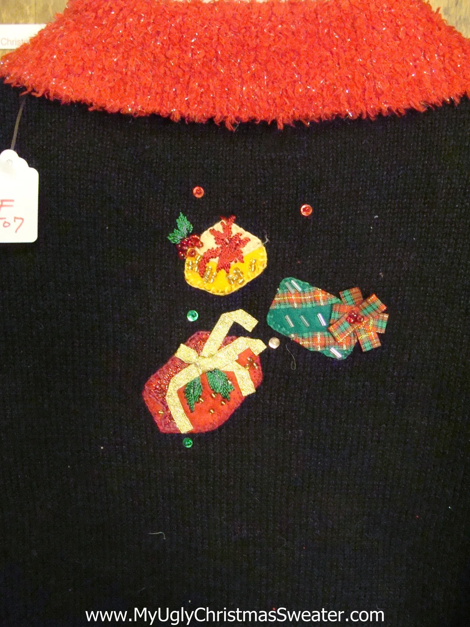 Juggling Santa Ugly Christmas Sweater Cardigan