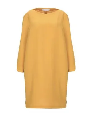 L' Autre Chose Women Short dress Ochre 6 UK