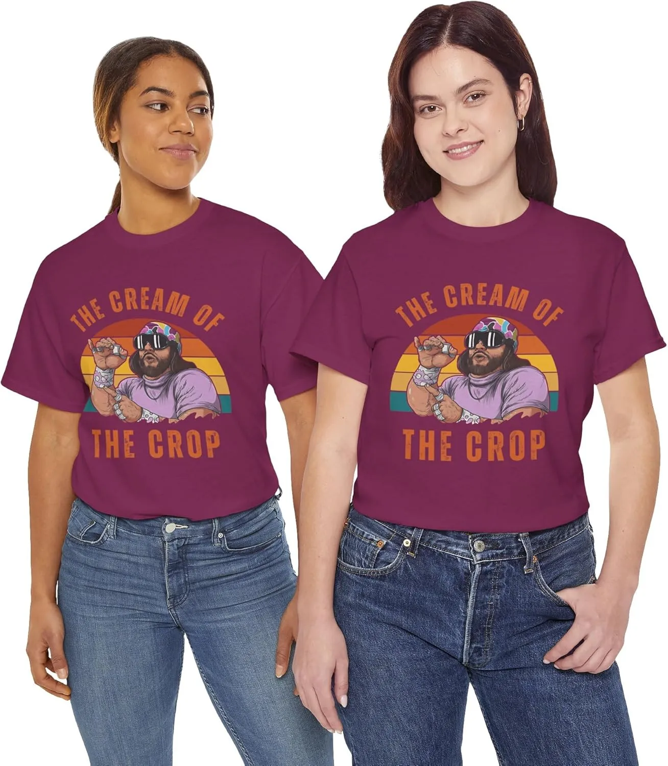 Macho Man The Cream of The Crop O Yeah Vintage Wrestling T-Shirt Tee Shirt