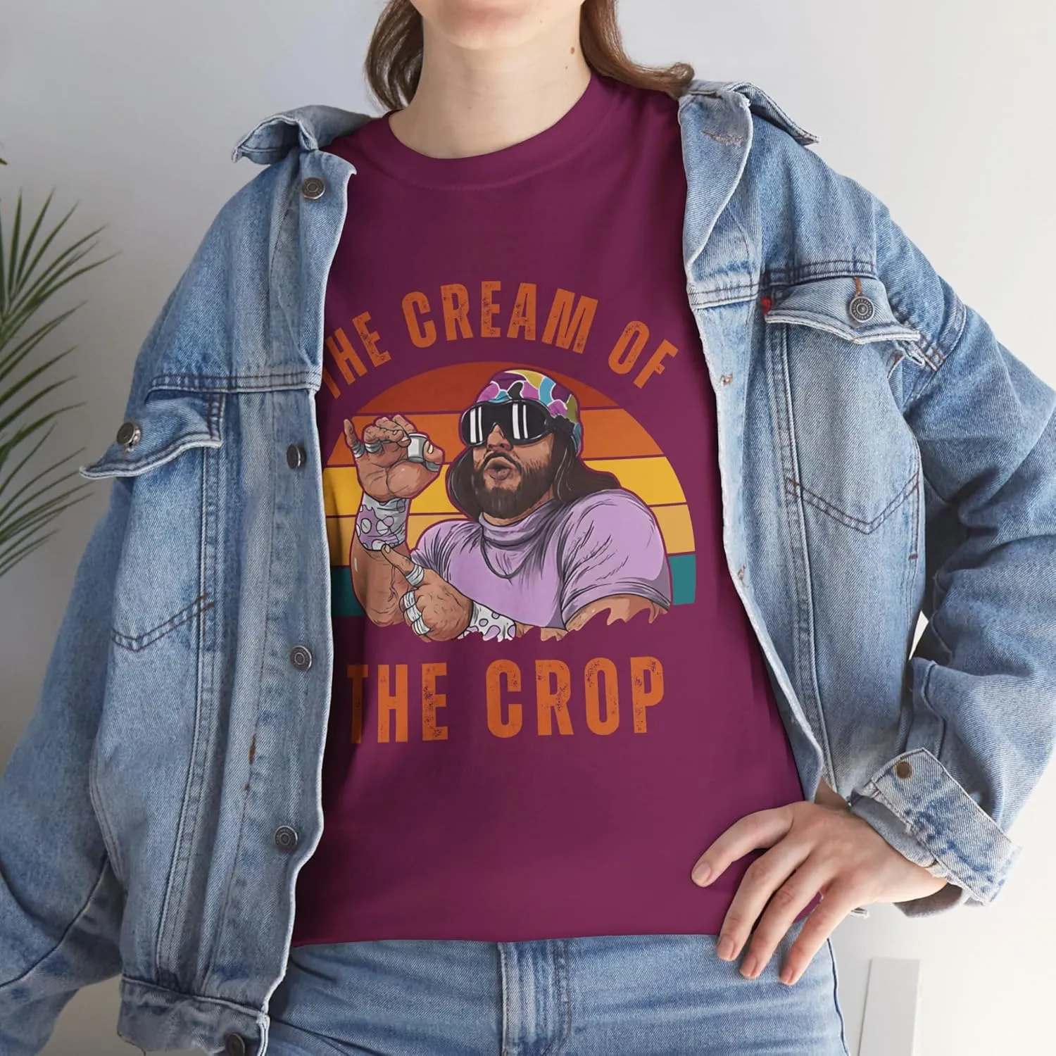 Macho Man The Cream of The Crop O Yeah Vintage Wrestling T-Shirt Tee Shirt