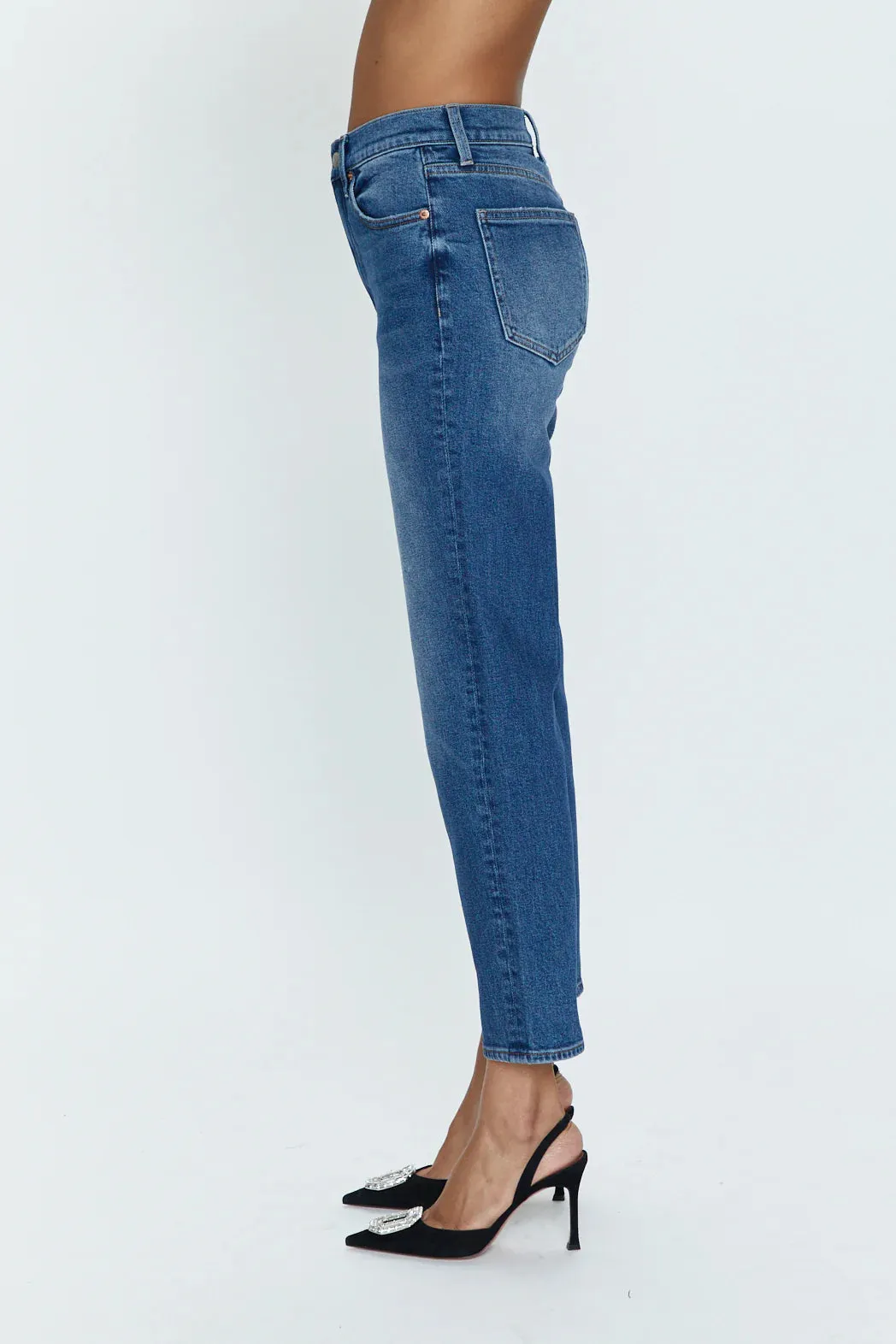 PIS Charlie High Rise Classic Straight Jeans in Augustus