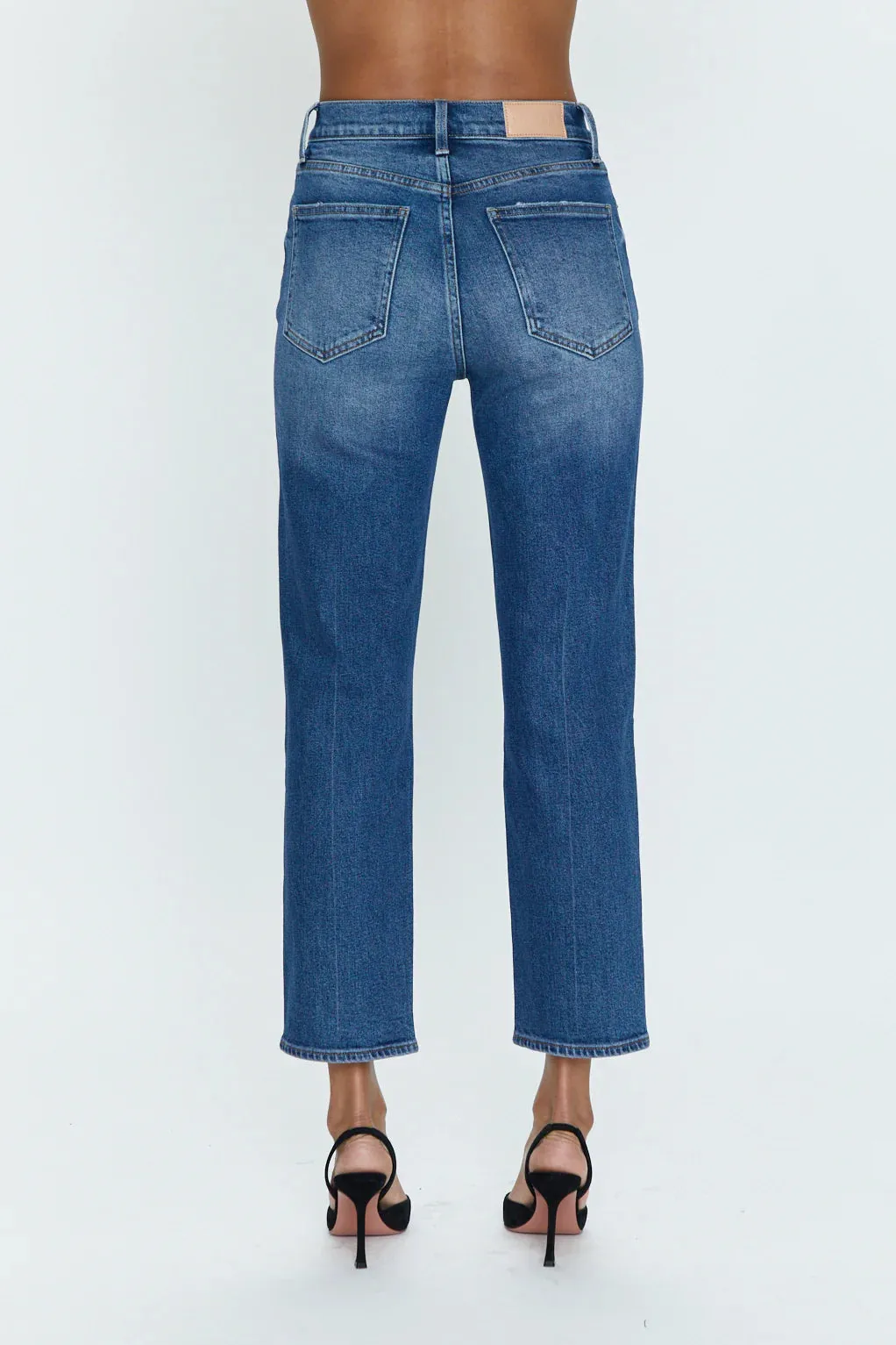 PIS Charlie High Rise Classic Straight Jeans in Augustus