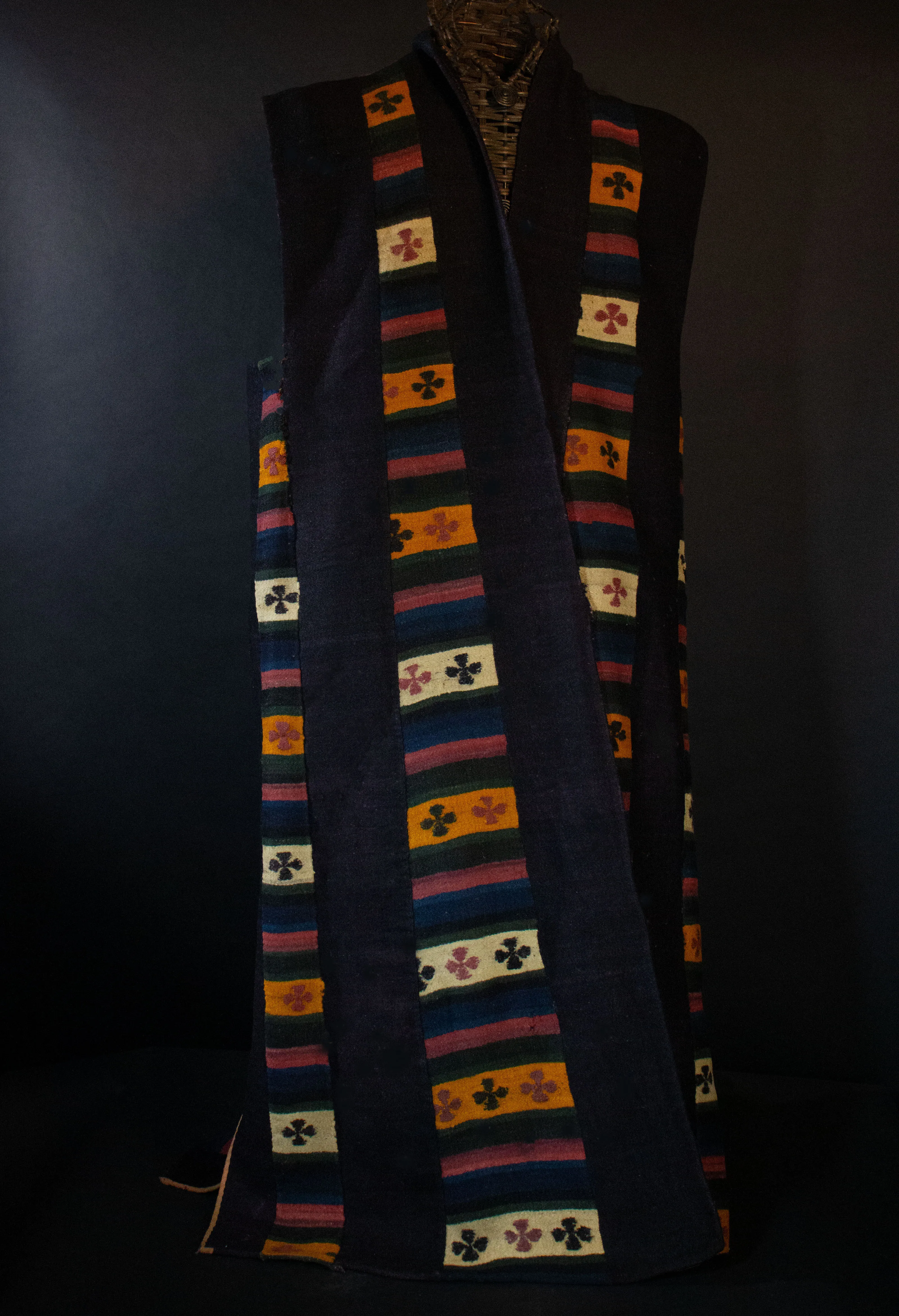Tibetan Wool and Felt Vest