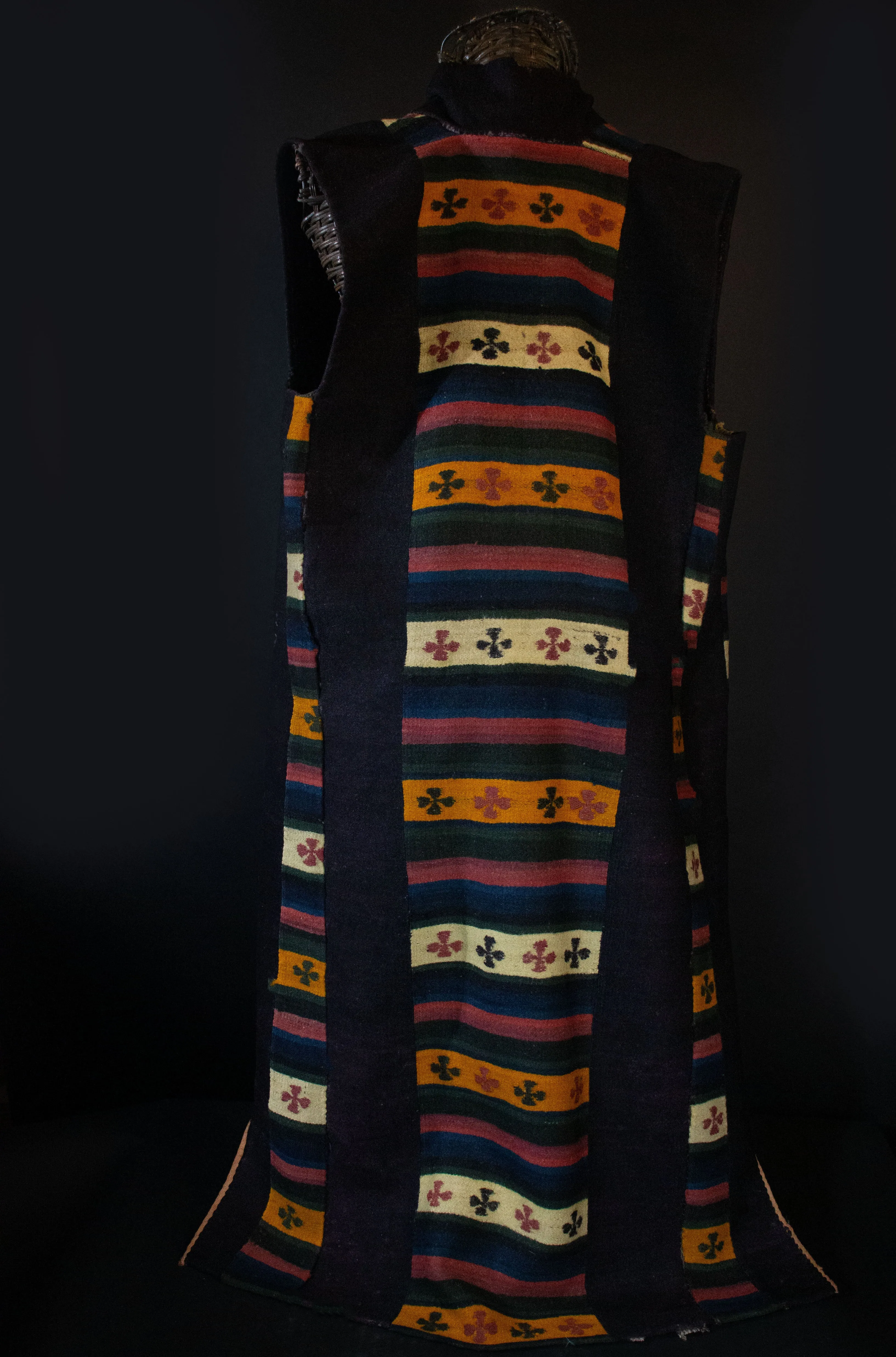 Tibetan Wool and Felt Vest