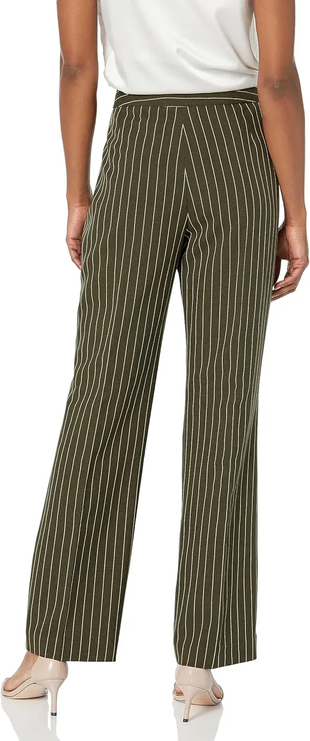 Women's Pinstripe 2 Button Jacket/Pant Suit